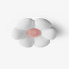 Six-leaf flower ceiling light, modern flush mount for bedroom and dining room