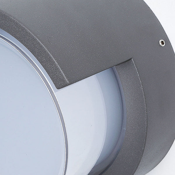 Modern Outdoor Round Square Waterproof Wall Light For Villa Garden Balcony Door Front