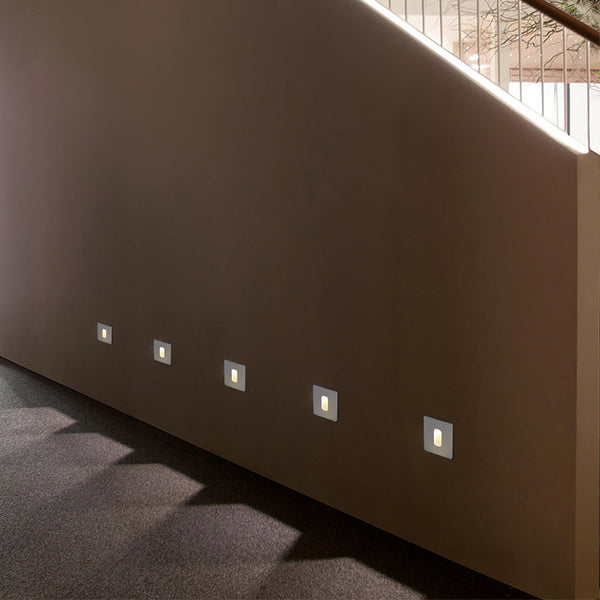 Simple Outdoor Landscape Embedded Corner Light Waterproof Dustproof Step Lights