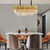 Modern Minimalist Personality Living Room Dining Room Bedroom Led Crystal Chandelier