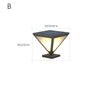 Solar Powered Outside Lights Led Outdoor Post Lights Yard Lights Hwd00054