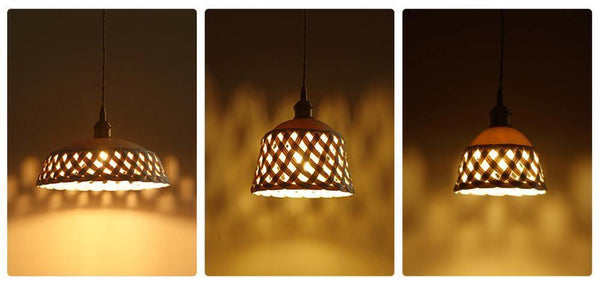 Openwork Ceramic Lamp