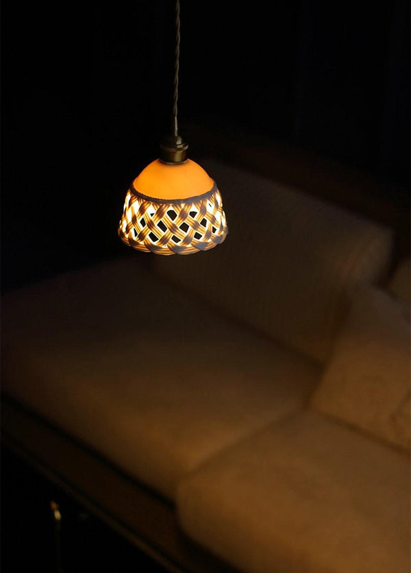 Openwork Ceramic Lamp