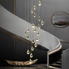 Spiral Duplex Staircase Chandelier Ha085019