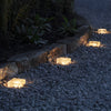 2V Mount Free Ice Cube Lights Colorful Modern Smart Solar Outdoor Step Lighting