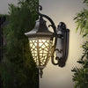 Retro Pattern Solar Powered Wall Lamp Ha080219