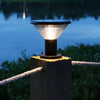 Circular Waterproof Solar Fence Post Lights