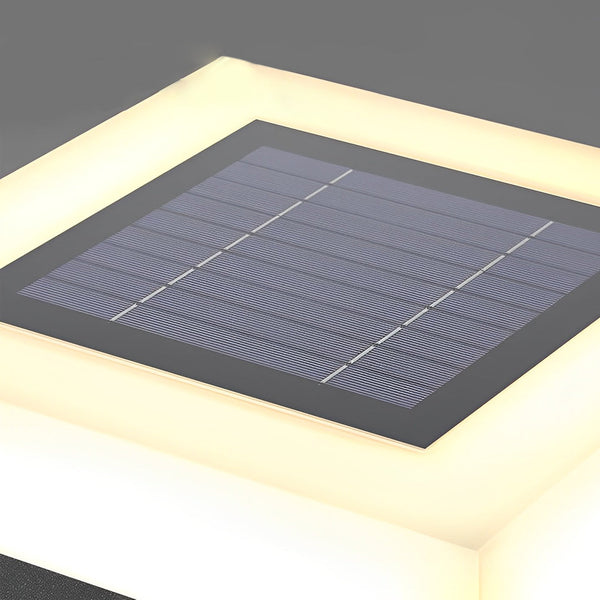Square Solar Post Caps Light Ha091711