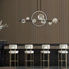 Bubbles Black Dining Room Chandeliers Ha084736