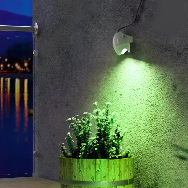 Eggshell Rgb Solar Outdoor Spotlight Ha085453
