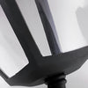 1 Light Black Solar Powered Porch Sconce Led Outdoor Wall Light