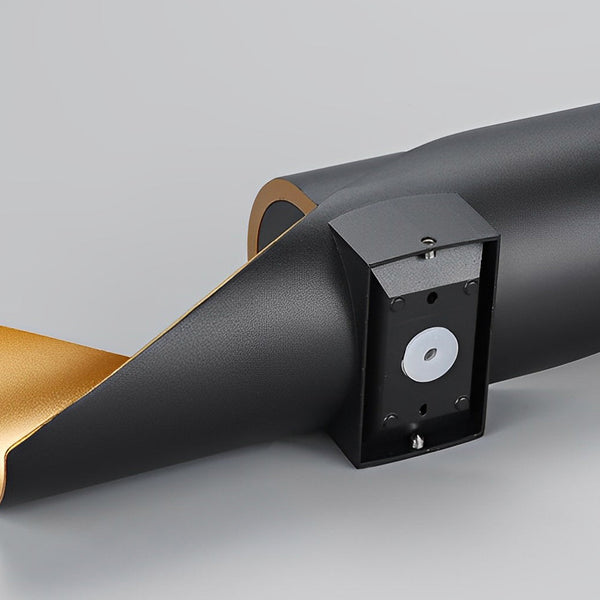 Spiral Exterior Up And Down Wall Lights Outdoor Wall Mounted Light With Gold Interior