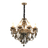 Luxury Glass Crystal Candlelight Retro European Style Chandelier