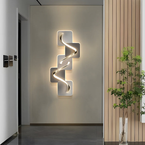 Geometric Led Wall Art Light Usb Decorative Wall Painting