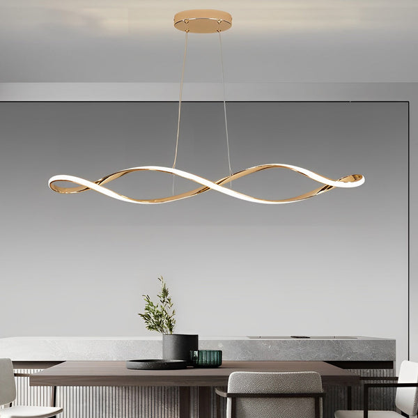 Creative Waves Electroplating Modern Chandelier Li002169
