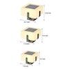 Square Ip65 Waterproof Solar Fence Lights Ha091118