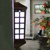 Solar Led Light Controlled Motion Sensor Modern Outdoor Wall Lamp