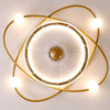 Stepless Dimming Led Nordic Ceiling Fan Light