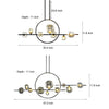 Bubbles Black Dining Room Chandeliers Ha084736