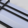 Retro Rectangular Black Outdoor Wall Lamp Li002110