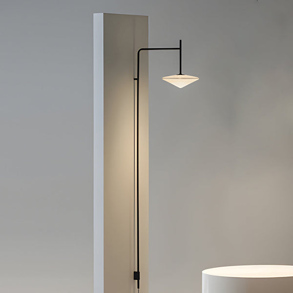 Minimalist Metal Long Pole Arm Tempo Led Wall Sconce