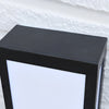 Rectangular Black Modern Outdoor Wall Lamp Li002194