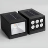 Rectangular Waterproof Up And Down Lights Led Solar Modern Wall Sconce Lighting
