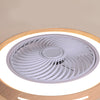Round Ultra Thin Mute Led Bladeless Ceiling Fan