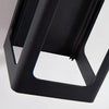 Rectangular Ip65 Waterproof 12W Led Black Modern Outdoor Wall Lamp Sconces