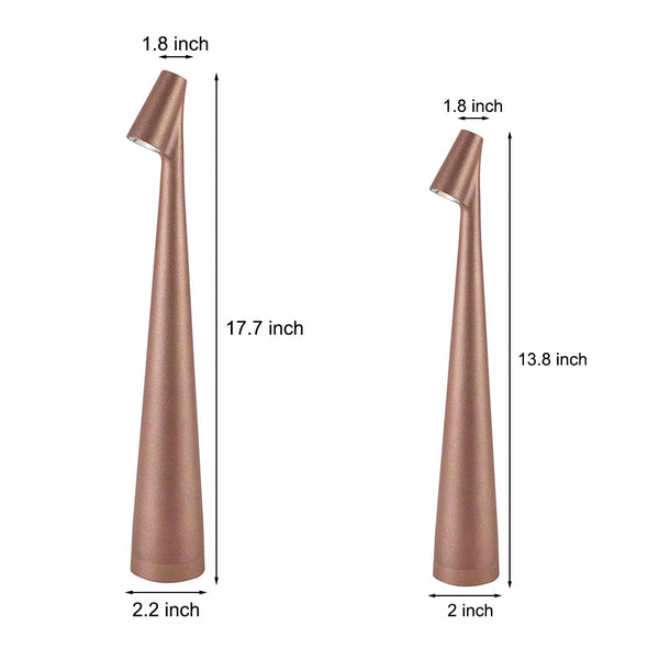 Modern Conical Stem Accent Table Lamp Led