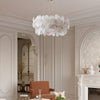 French Glass Flower Round Chandelier