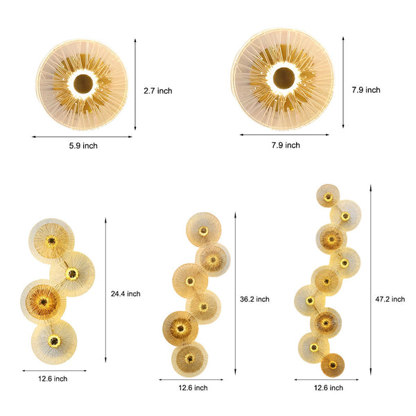 Round Led Modern Wall Light Ha091679