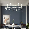 Creative Metal Special Shaped Geometric Led Designer Nordic Chandelier