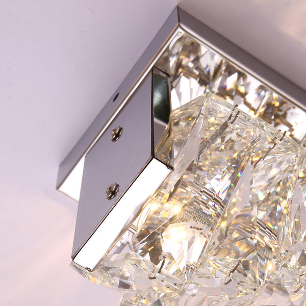 Creative Crystal Three Color Light Led Modern Wall Sconce Lighting Wall Lamp