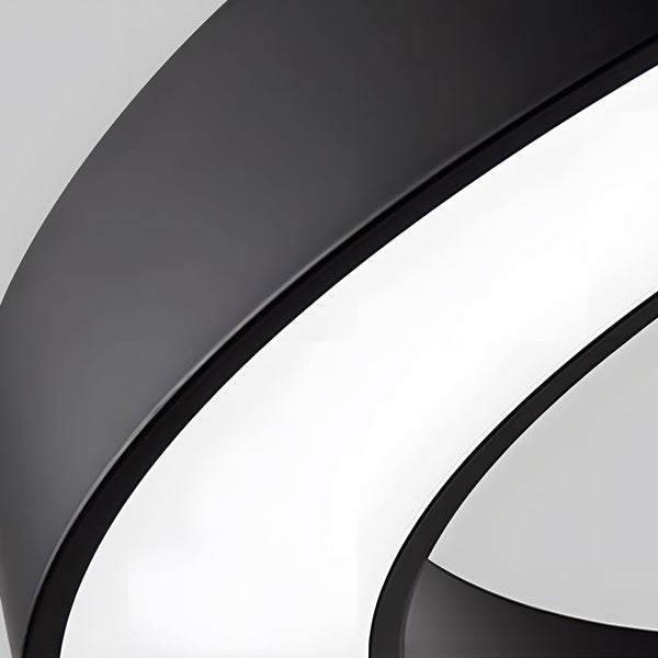 Round Ring Hanging Profile Light Suspended Office Led Pendant Light For Gyms