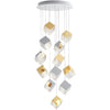 Pyrite chandelier
