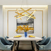 8 Light Modern Led Sputnik Chandelier Stylish Island Lighting For Kitchen Dining Room