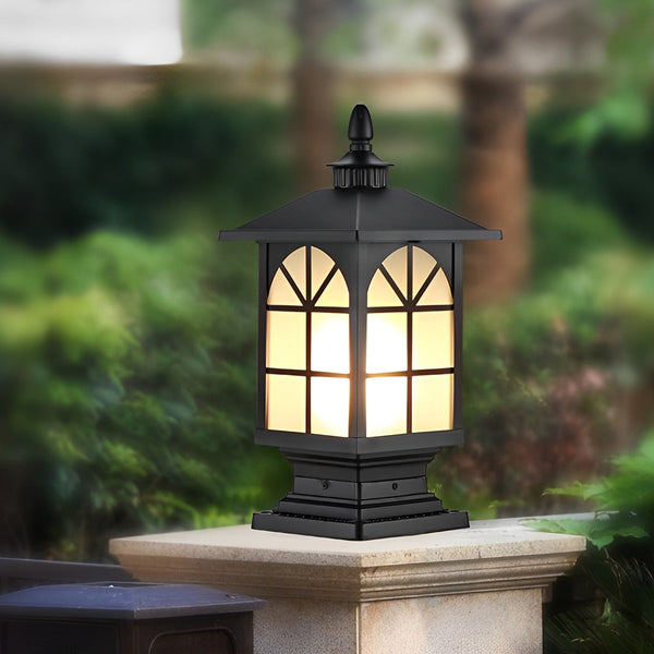 Retro Outdoor Fence Post Lights Ha076240