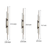 Long Strips Grille Iron Acrylic Simple Modern Led Wall Light Fixture