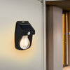Tungsten Bulb Solar Wall Lanterns Dusk To Dawn Motion Senor Lighting