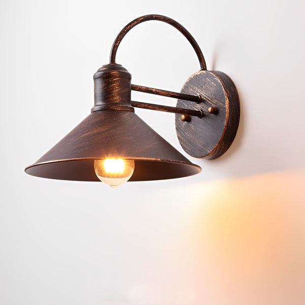 Conical Industrial Style Outdoor Wall Lamp Ha076375