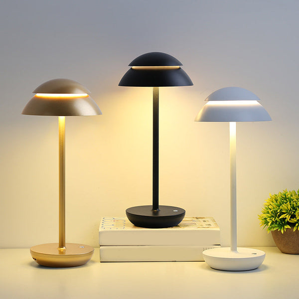 Modern Double Dome Led Accent Table Lamp Touch On Off