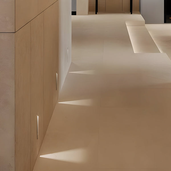 Vertical Motion Sensor Led Stair Light Wall Recessed Contemporary Lighting For Indoor And Outdoor Steps