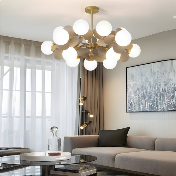 Nordic Chandelier Multicolored Board Art Branch Style Pendant Lights