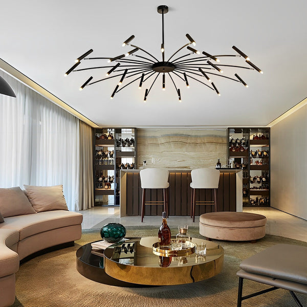 Adjustable Metal Diy Minimalist Chandelier Ha084685