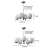 Globe Ball Nordic Chandelier Ha098575