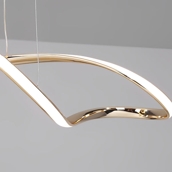Creative Waves Electroplating Modern Chandelier Li002169