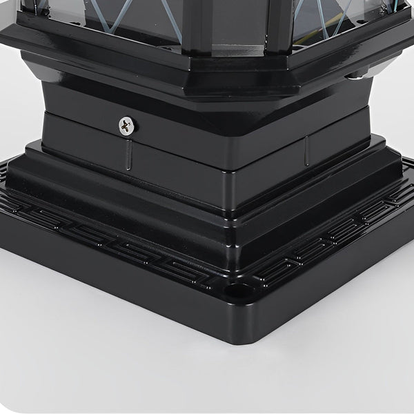 Vintage Retro Solar Fence Light Ha084360