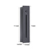 Vertical Motion Sensor Led Stair Light Wall Recessed Contemporary Lighting For Indoor And Outdoor Steps