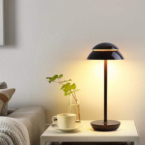 Modern Double Dome Led Accent Table Lamp Touch On Off